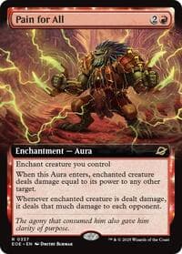 Pain for All (Extended Art) - Edge of Eternities - Magic: The Gathering card