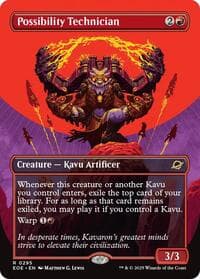 Possibility Technician (Borderless) - Edge of Eternities - Magic: The Gathering card