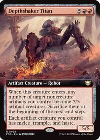 Depthshaker Titan (Extended Art) - Commander: Edge of Eternities - Magic: The Gathering card