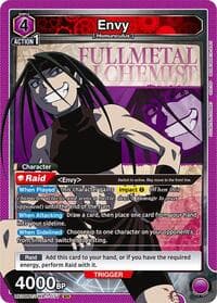 Envy (077) - UE09BT: FULLMETAL ALCHEMIST - Union Arena card