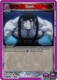 Sloth - UE09BT: FULLMETAL ALCHEMIST - Union Arena card