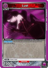 Lust (088) - UE09BT: FULLMETAL ALCHEMIST - Union Arena card
