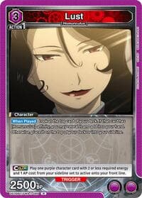 Lust (089) - UE09BT: FULLMETAL ALCHEMIST - Union Arena card
