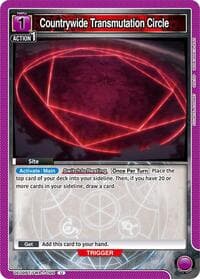 Countrywide Transmutation Circle - UE09BT: FULLMETAL ALCHEMIST - Union Arena card