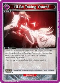 I'll Be Taking Yours! - UE09BT: FULLMETAL ALCHEMIST - Union Arena card