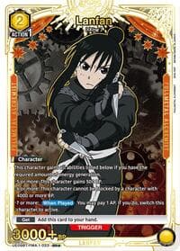 Lanfan (023) (SR*) - UE09BT: FULLMETAL ALCHEMIST - Union Arena card