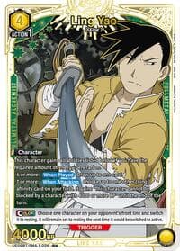 Ling Yao (026) (R*) - UE09BT: FULLMETAL ALCHEMIST - Union Arena card