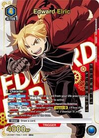Edward Elric (040) (SR*) - UE09BT: FULLMETAL ALCHEMIST - Union Arena card