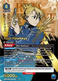 Riza Hawkeye (051) (SR**) - UE09BT: FULLMETAL ALCHEMIST - Union Arena card