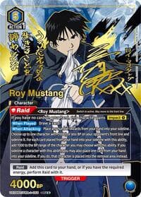 Roy Mustang (055) (SR**) - UE09BT: FULLMETAL ALCHEMIST - Union Arena card