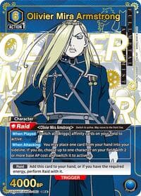 Olivier Mira Armstrong (060) (SR*) - UE09BT: FULLMETAL ALCHEMIST - Union Arena card