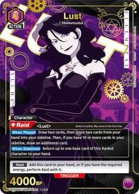 Lust (090) (SR*) - UE09BT: FULLMETAL ALCHEMIST - Union Arena card