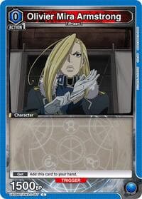 Olivier Mira Armstrong (057) (Box Topper Foil) - UE09BT: FULLMETAL ALCHEMIST - Union Arena card