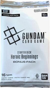 Starter Deck: Heroic Beginnings Bonus Pack - Starter Deck 01: Heroic Beginnings - Gundam Card Game card