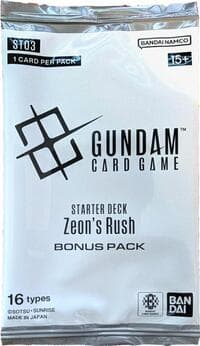 Starter Deck: Zeon's Rush Bonus Pack - Starter Deck 03: Zeon's Rush - Gundam Card Game card