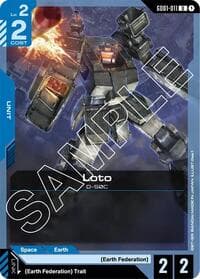 Loto - Newtype Rising - Gundam Card Game card
