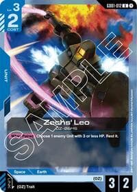 Zechs' Leo - Newtype Rising - Gundam Card Game card