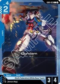 Gundam (GD01-013) - Newtype Rising - Gundam Card Game card