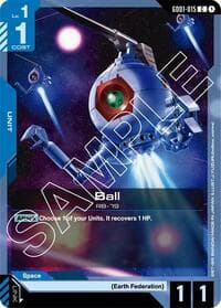 Ball - Newtype Rising - Gundam Card Game card