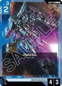ReZEL - Newtype Rising - Gundam Card Game card