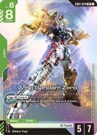 Wing Gundam Zero - Newtype Rising - Gundam Card Game card