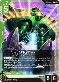 Big Zam - Newtype Rising - Gundam Card Game card