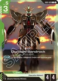 Gundam Sandrock - Newtype Rising - Gundam Card Game card