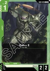 Zaku II - Newtype Rising - Gundam Card Game card