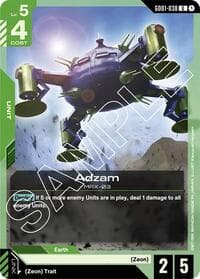 Adzam - Newtype Rising - Gundam Card Game card