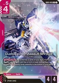 Duel Gundam (Assault Shroud) - Newtype Rising - Gundam Card Game card
