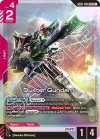 Buster Gundam - Newtype Rising - Gundam Card Game card