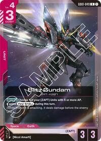 Blitz Gundam - Newtype Rising - Gundam Card Game card