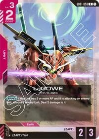 LaGOWE - Newtype Rising - Gundam Card Game card