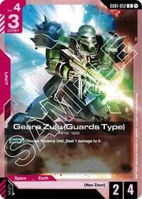 Geara Zulu (Guards Type) - Newtype Rising - Gundam Card Game card
