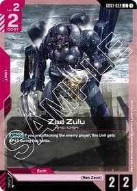 Zee Zulu - Newtype Rising - Gundam Card Game card