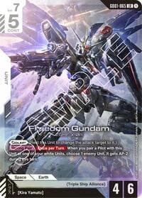 Freedom Gundam - Newtype Rising - Gundam Card Game card