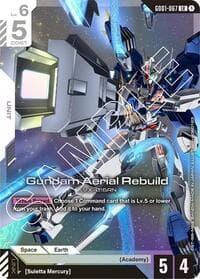 Gundam Aerial Rebuild - Newtype Rising - Gundam Card Game card
