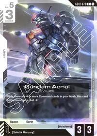 Gundam Aerial - Newtype Rising - Gundam Card Game card