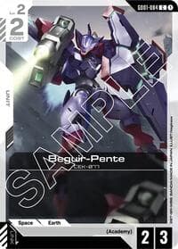 Beguir-Pente - Newtype Rising - Gundam Card Game card