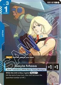 Sayla Mass - Newtype Rising - Gundam Card Game card