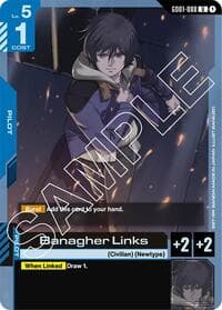 Banagher Links - Newtype Rising - Gundam Card Game card