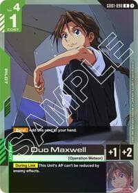 Duo Maxwell - Newtype Rising - Gundam Card Game card
