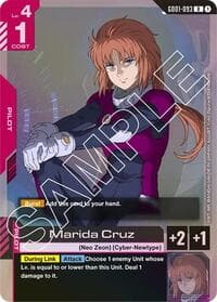 Marida Cruz - Newtype Rising - Gundam Card Game card