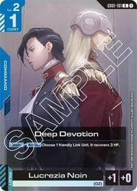 Deep Devotion - Newtype Rising - Gundam Card Game card