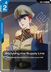 Securing the Supply Line - Newtype Rising - Gundam Card Game card