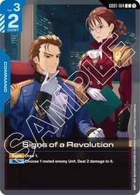 Signs of a Revolution - Newtype Rising - Gundam Card Game card