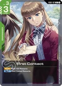First Contact - Newtype Rising - Gundam Card Game card