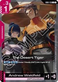The Desert Tiger - Newtype Rising - Gundam Card Game card
