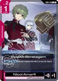 Stealth Stratagem - Newtype Rising - Gundam Card Game card