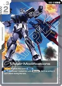 Midair Modifications - Newtype Rising - Gundam Card Game card